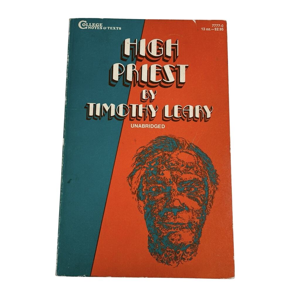 Dr. Timothy Leary, High Priest Unabridged First Print Vintage Paperback 1968